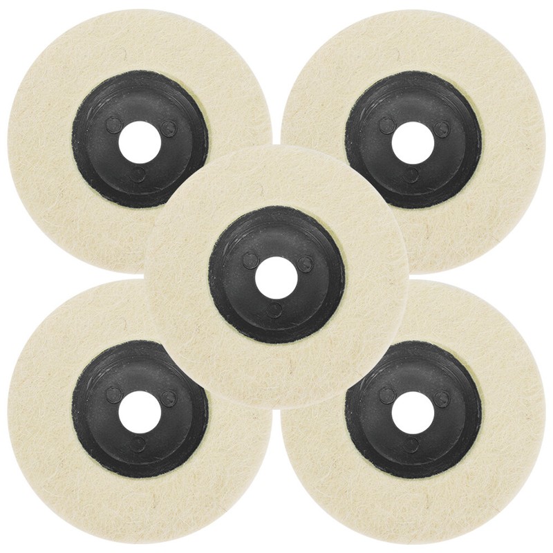 5x4inch Wool Polishing Disc Buffing Wheel Flap Felt Pads For Angle Grinder Tool gallery