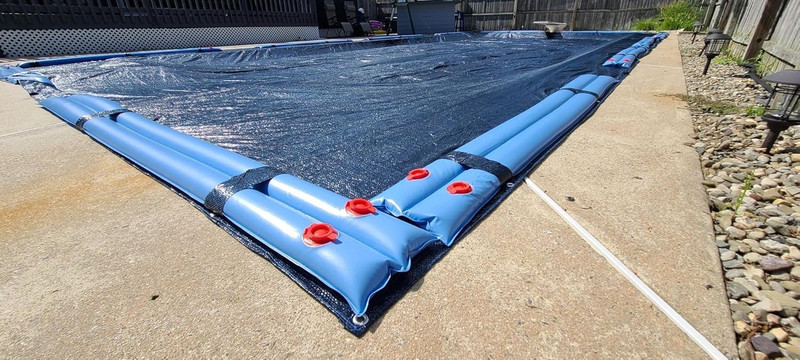 Inground Pool Winter Cover, Fits 16’ X 32’ Rectangle, Solid Blue – Superior Stre gallery