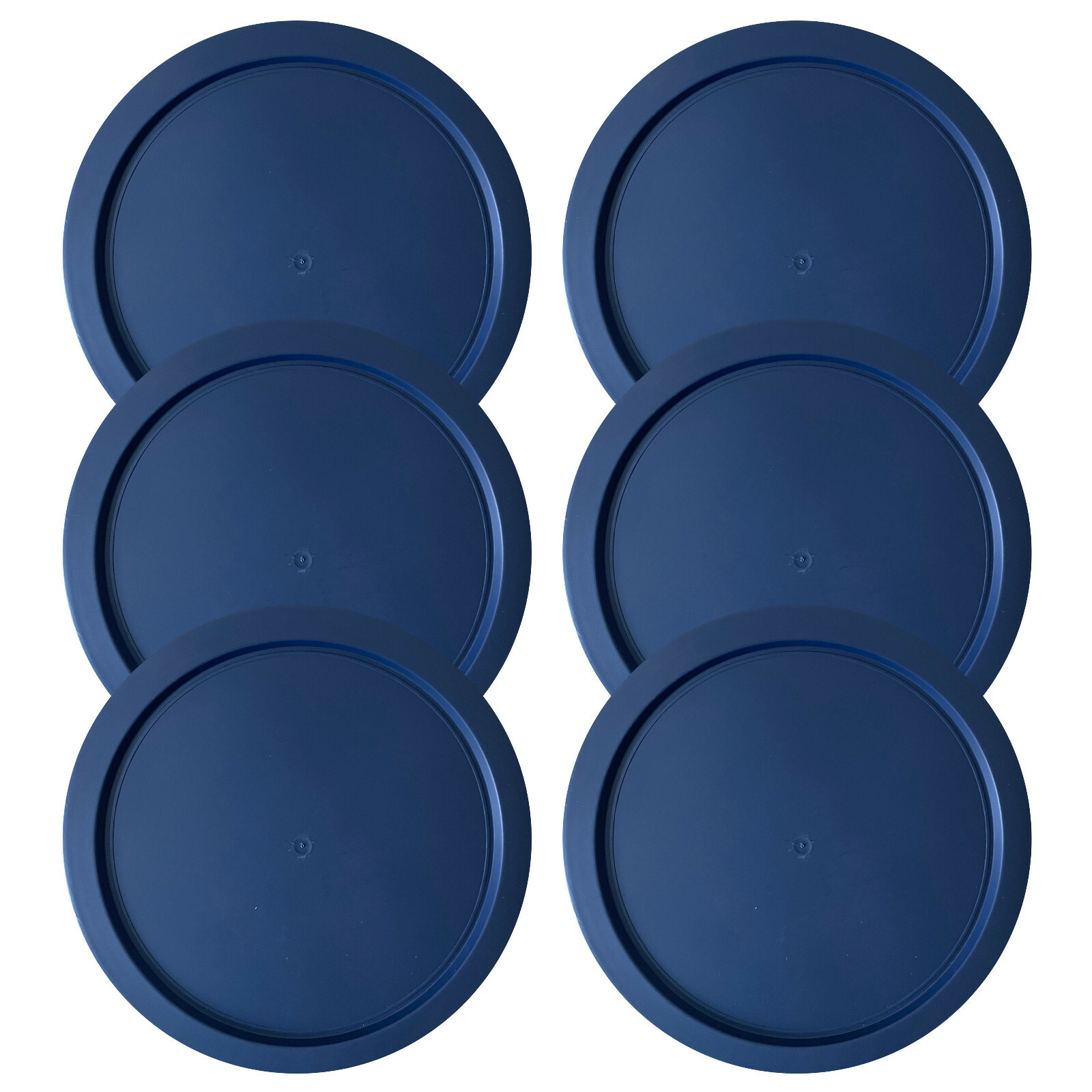 Replacement Lid for Pyrex 1-CUP Storage Cover 4" Bowl 7202-PC Blue (6-Pack) gallery