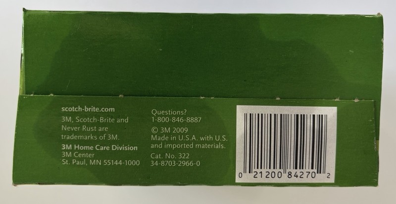 Scotch Brite Never Rust Heavy Duty Soap Pads 8 Count New in Box Discontinued gallery