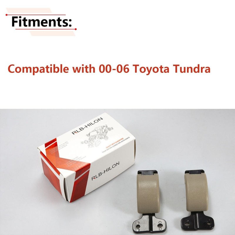 1Pair Rear Quarter Window Latch for Toyota Tundra 2000-2006 Tan gallery