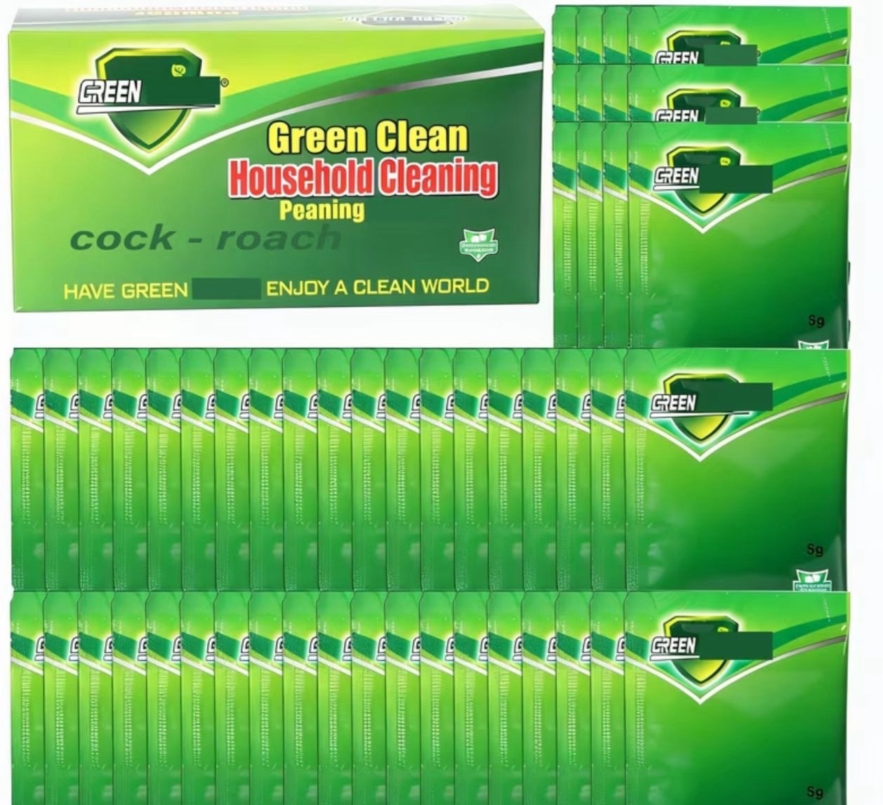 Green Killer Cockroach Killing Powder Bait, Kill Control Method, 5 g 10 pcs gallery