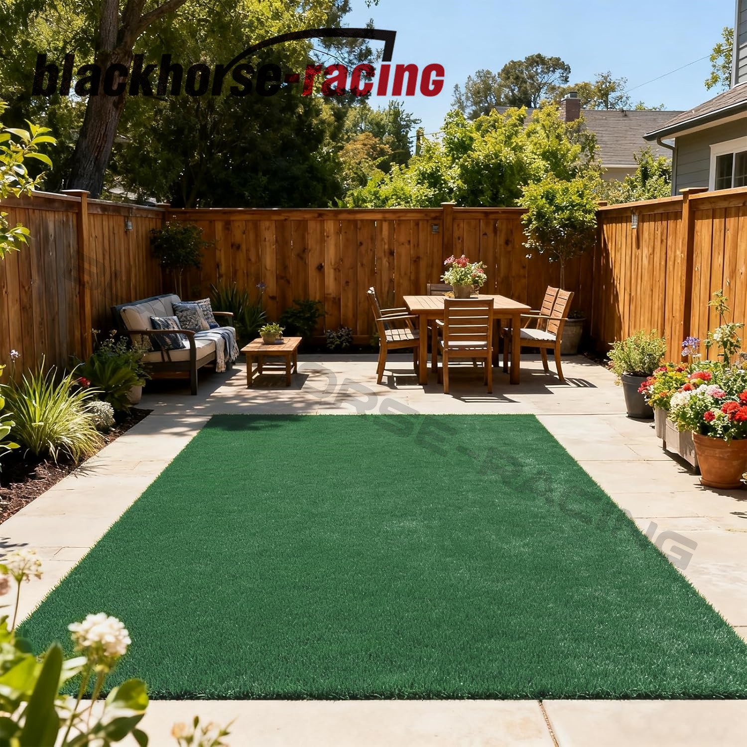 7ft. x 10ft. Synthetic Landscape Fake Grass Mat Artificial Pet Turf Lawn Garden gallery