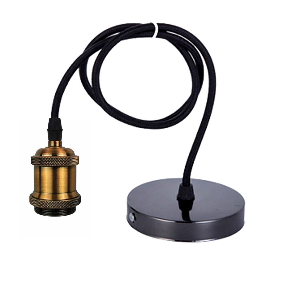 Pendant Light Kit Socket E27 Vintage Lampholder Cord Adjustable for Kitchens Bar gallery