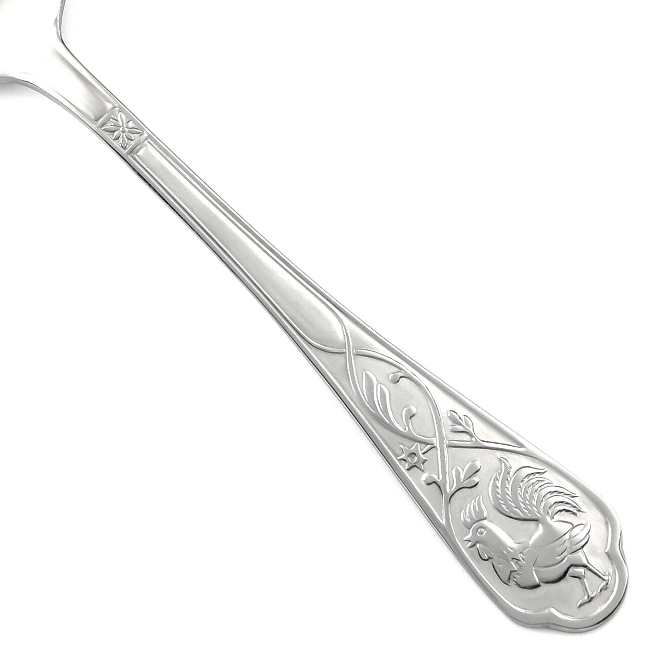 Cambridge ROOSTER Stainless Frost Handle Glossy Bowl Silverware CHOICE Flatware gallery