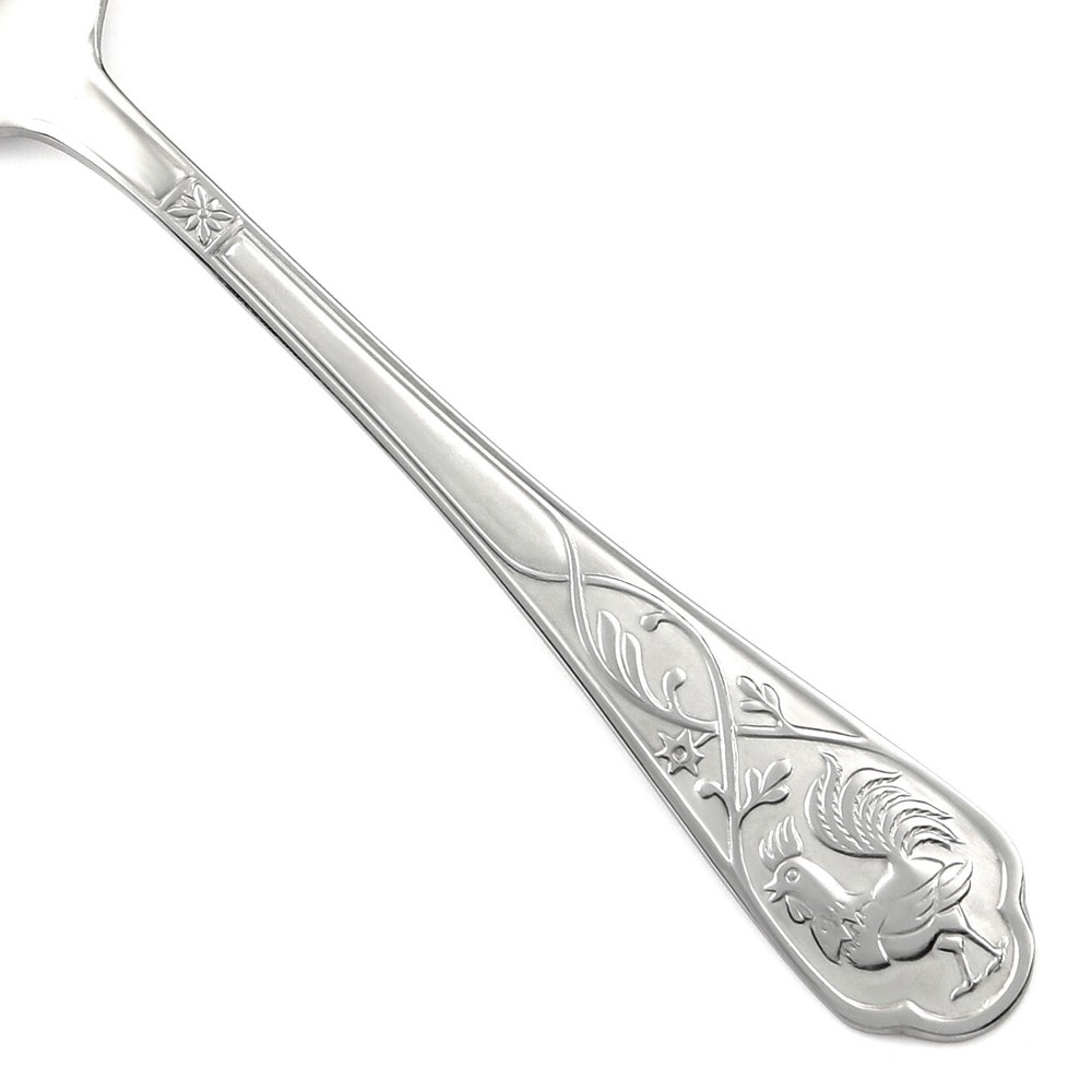 Cambridge ROOSTER Stainless Frost Handle Glossy Bowl Silverware CHOICE Flatware
