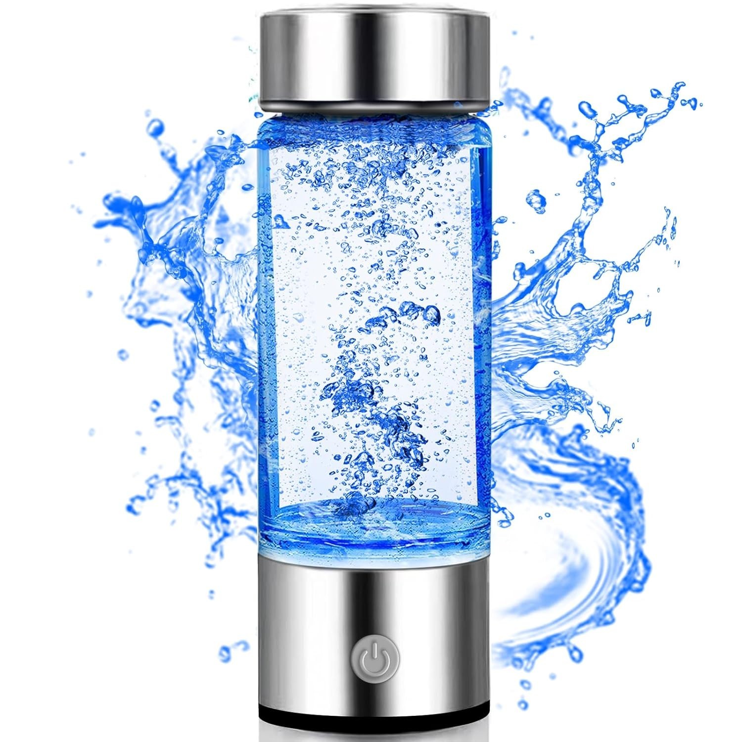 Hydrogen Rich Water Generator, Rechargeable Portable Glass Hydrogen Water Ion... gallery