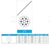 Wire Rope Cable Stainless Steel A2 304 0.3 mm 0.4 mm 0.5 mm 0.6 mm 1x7 10 Metres gallery