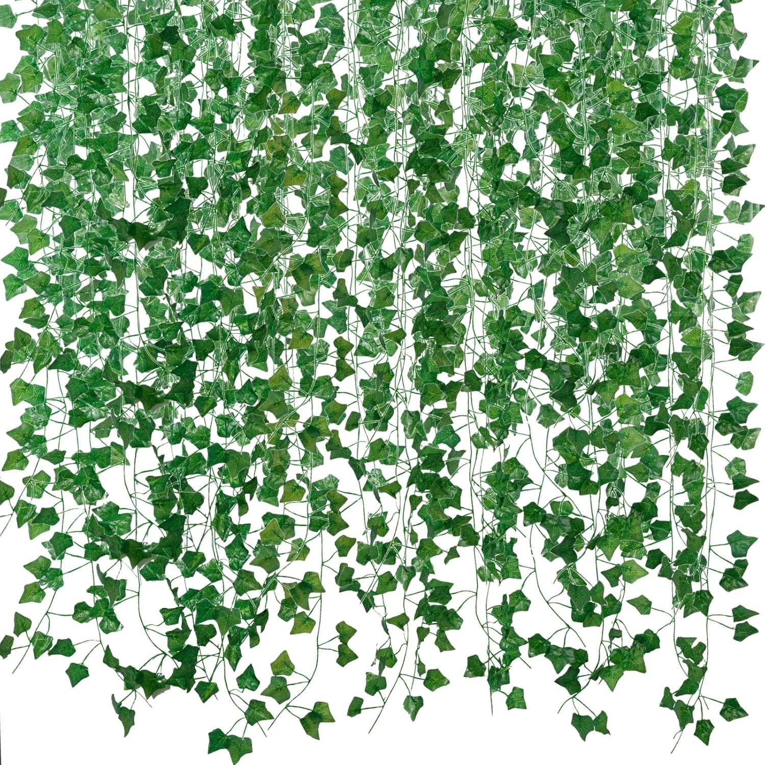 Fake Vines for Room Decor 24 Pack 168ft Artificial Ivy Greenery Garland for B... gallery