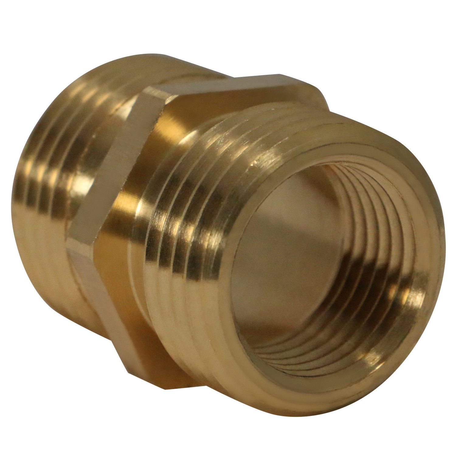 1 PIECE 3/4" MHT GARDEN HOSE THREADED X 3/4" MHT GARDEN HOSE THREADED ADAPTERS gallery