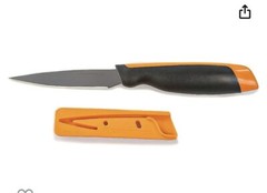 Tupperware Universal Series Paring Knife Orange and Black New!