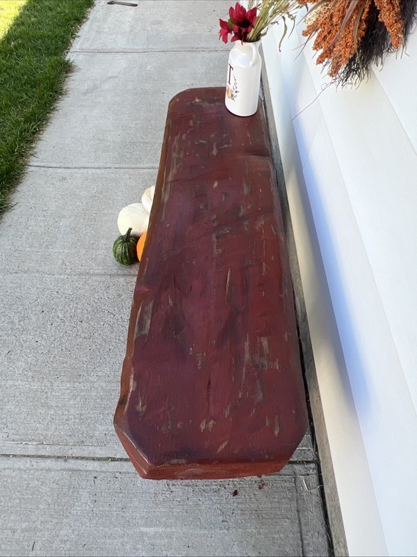Rustic Log Cabin Log Bench Hand Made In Wa State gallery