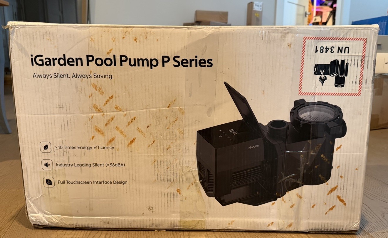 iGarden Inverter Pool Pump P15DV – Brand New in Box, 115/230V gallery