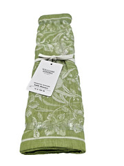 Williams Sonoma Spring Jacquard Table Runner Green 16 x 108 Inches