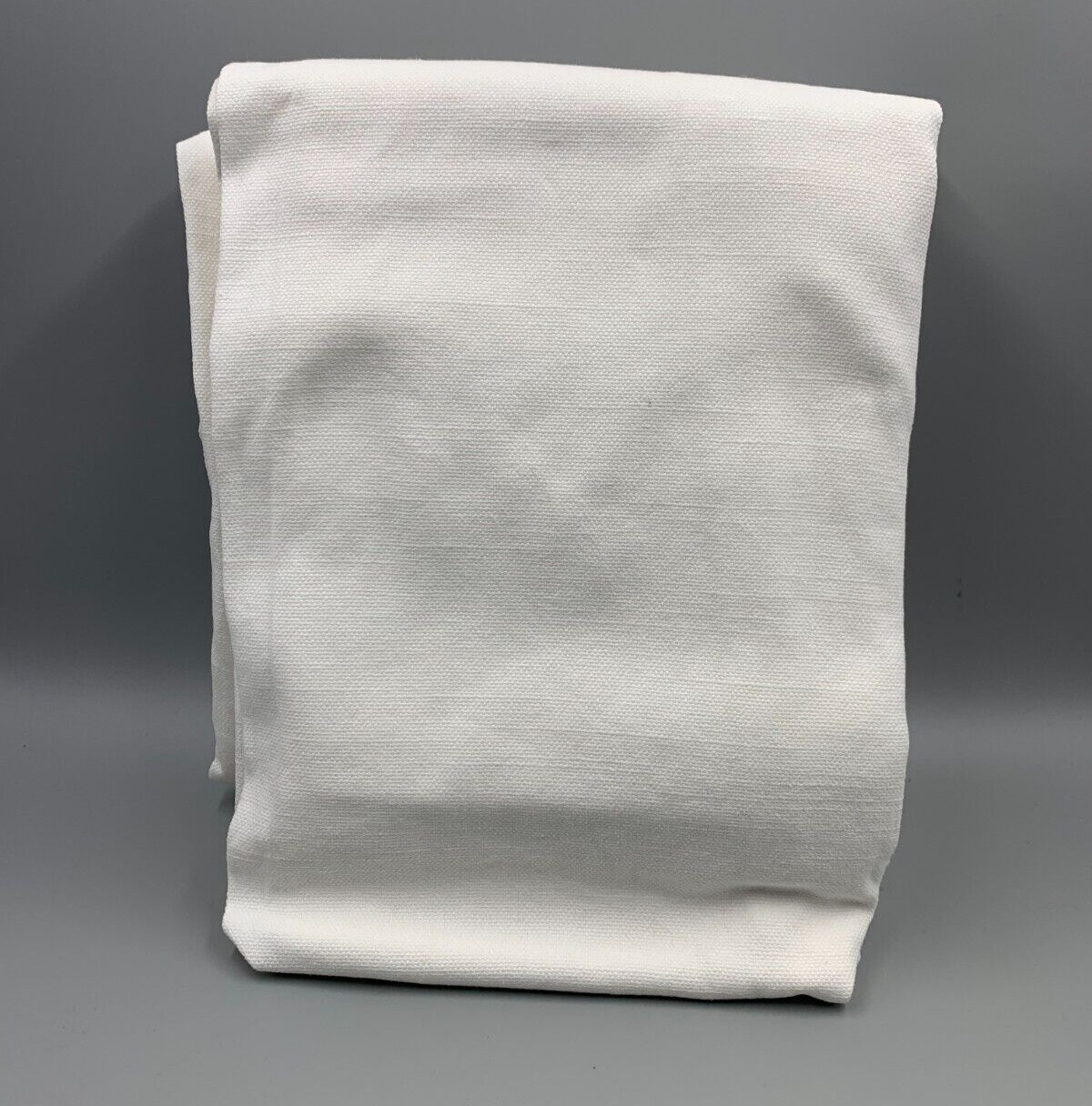 Pottery Barn Broadway Unlined Drape Panel White 1 Panel 50" x 93" READ! #H118G gallery