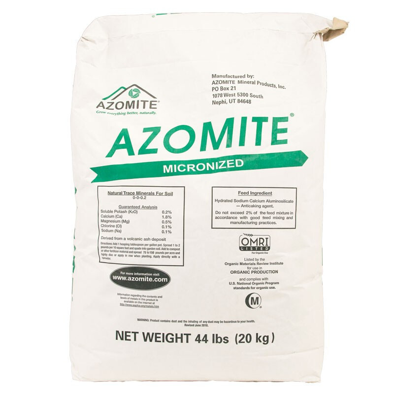 Azomite Micronized Soil Amendment ( 44 lb ) OMRI Listed For Organic Use gallery