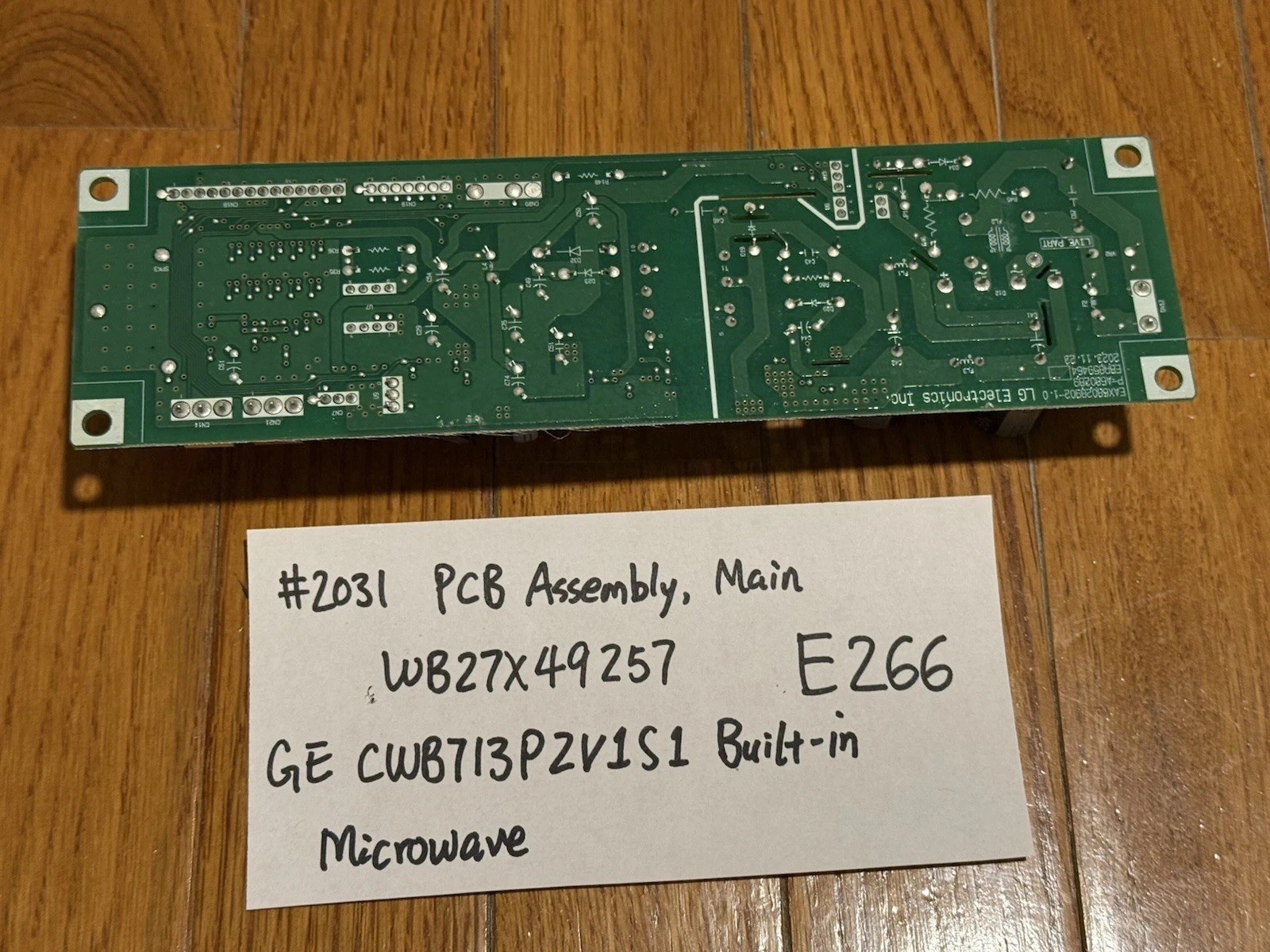 Power Control Board Main WB25X49257 for GE CWB713P2V1S1 Built-in Microwave E266 gallery