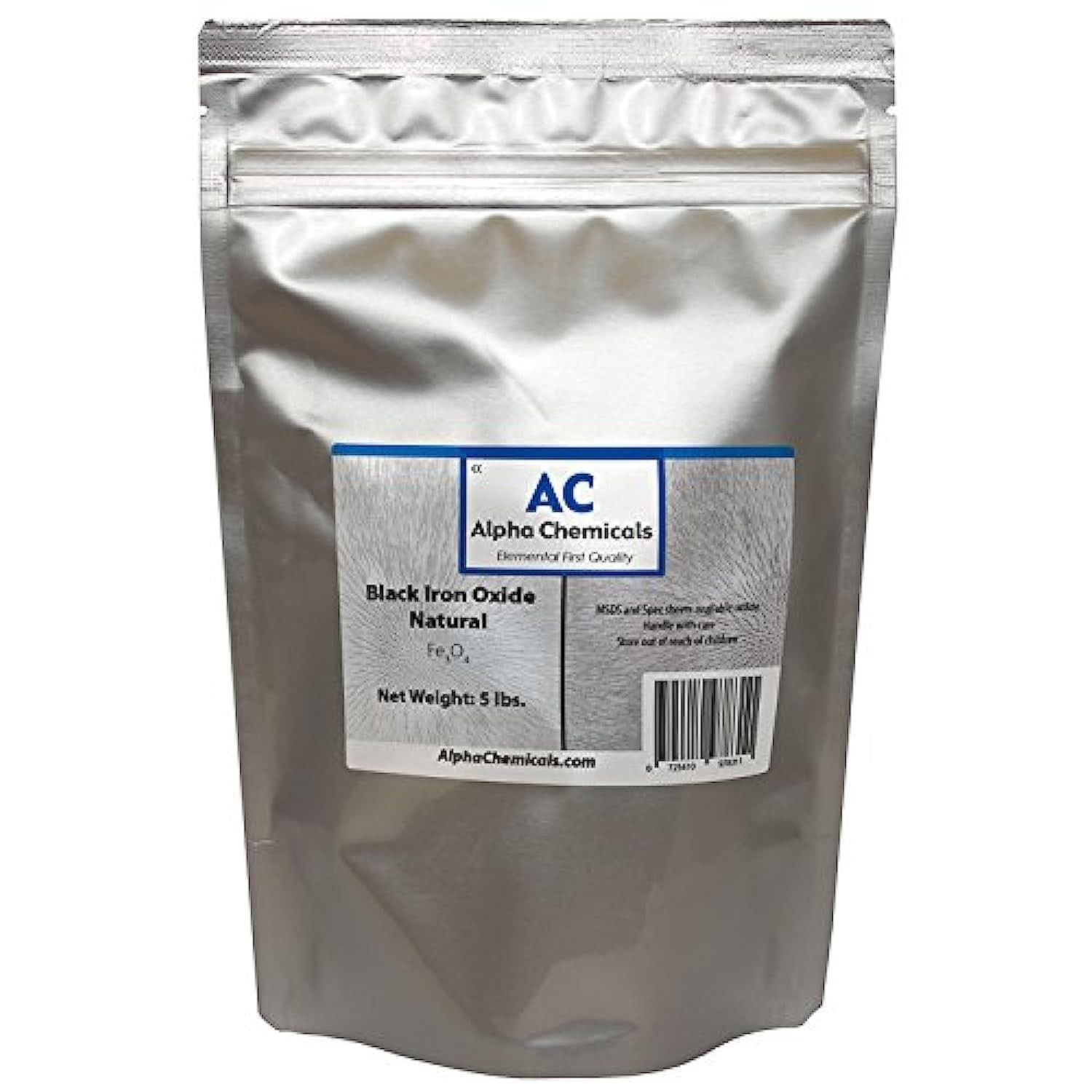 Natural Fe3O4 Black Iron Oxide - 5 Pounds Packaged for Safety and Freshness gallery