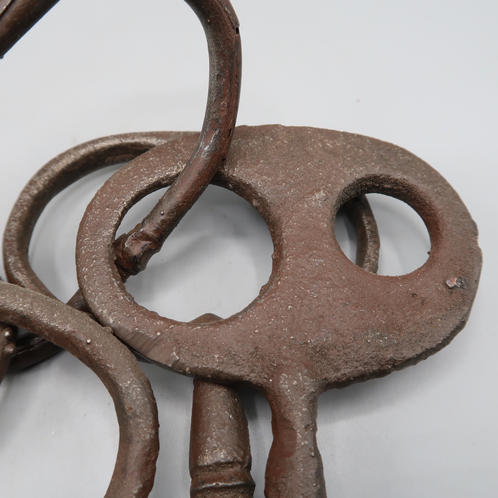4 Vintage 9" Metal Decorative Skeleton Keys Gothic Castle Medieval Renaissance gallery