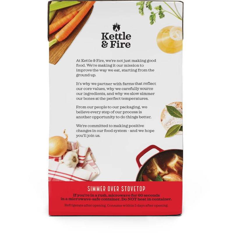 Kettle & Fire Beef Bone Broth, Shelf-Stable, 16.9oz gallery