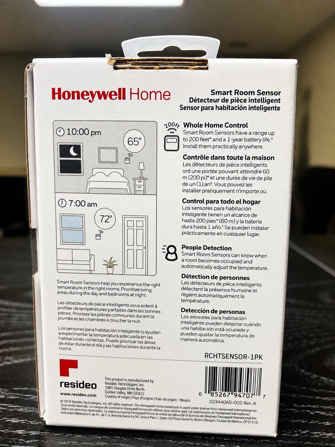 Honeywell Home Smart Room Sensor RCHTSENSOR For T9 T10 New! gallery