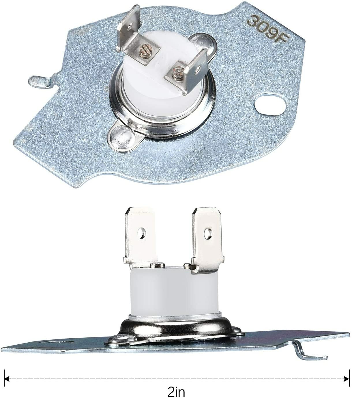 3977393 Dryer Thermal Fuse Replacement Part for Whirlpool by Beaquicy (6pcs) gallery