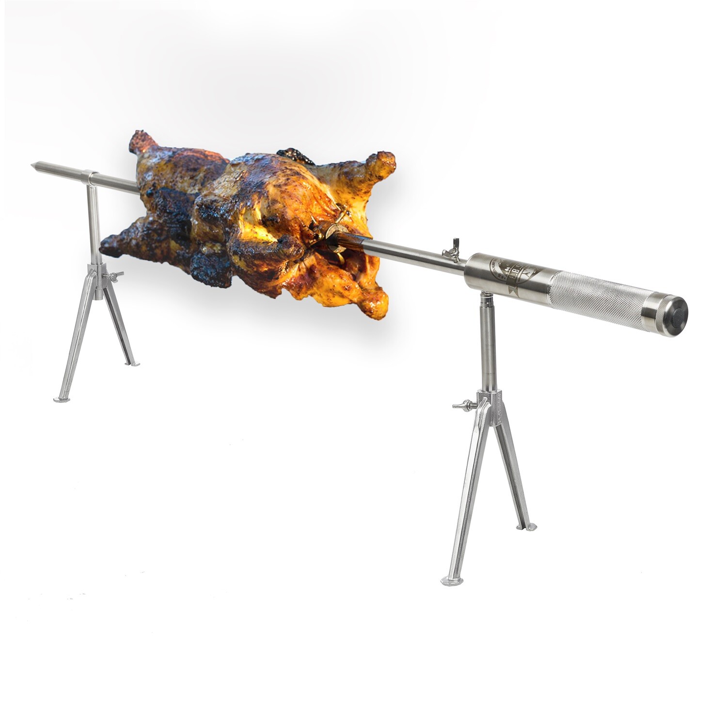 LB Spinner Classic Portable Battery Operated BBQ Spinner Rotisserie Grill gallery