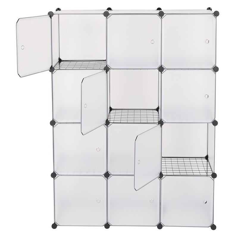 12 Cube Storage Organizer Portable Adjustable Multi-Purpose Shelving Unit New gallery