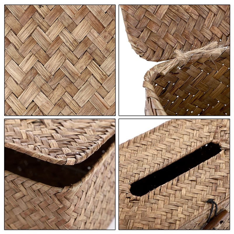 Tissue Box Cover Rectangle Tissue Box Seagrass Tissue Box Holder Woven Tissue Ho gallery