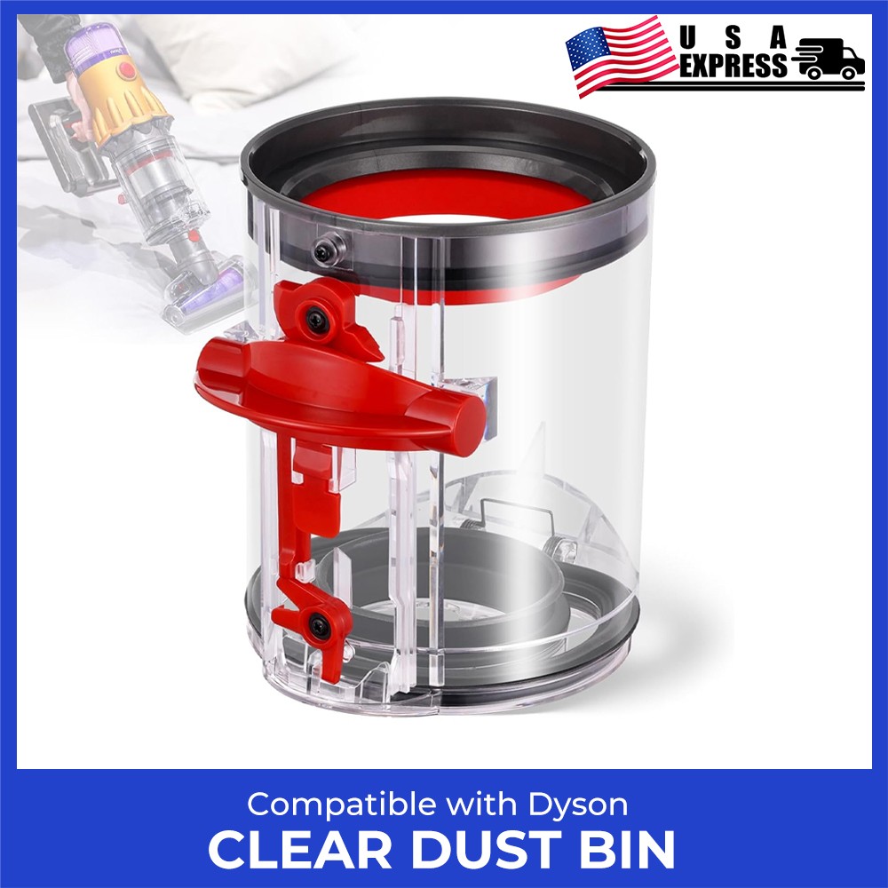 Release Bin Vacuum Cleaner Canister for Dyson SV20 V12 Detect Slim/SV18 V10