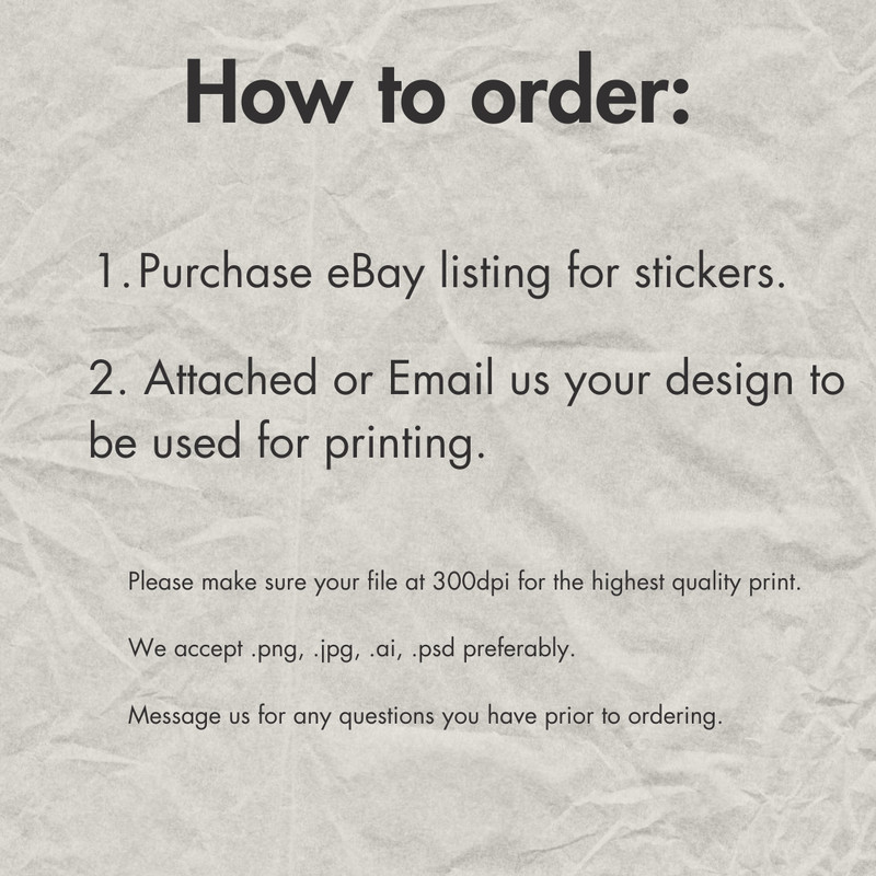 50 1x1 Custom Printed Full Color Outdoor Vinyl Car Bumper Sticker Decal Die Cut gallery