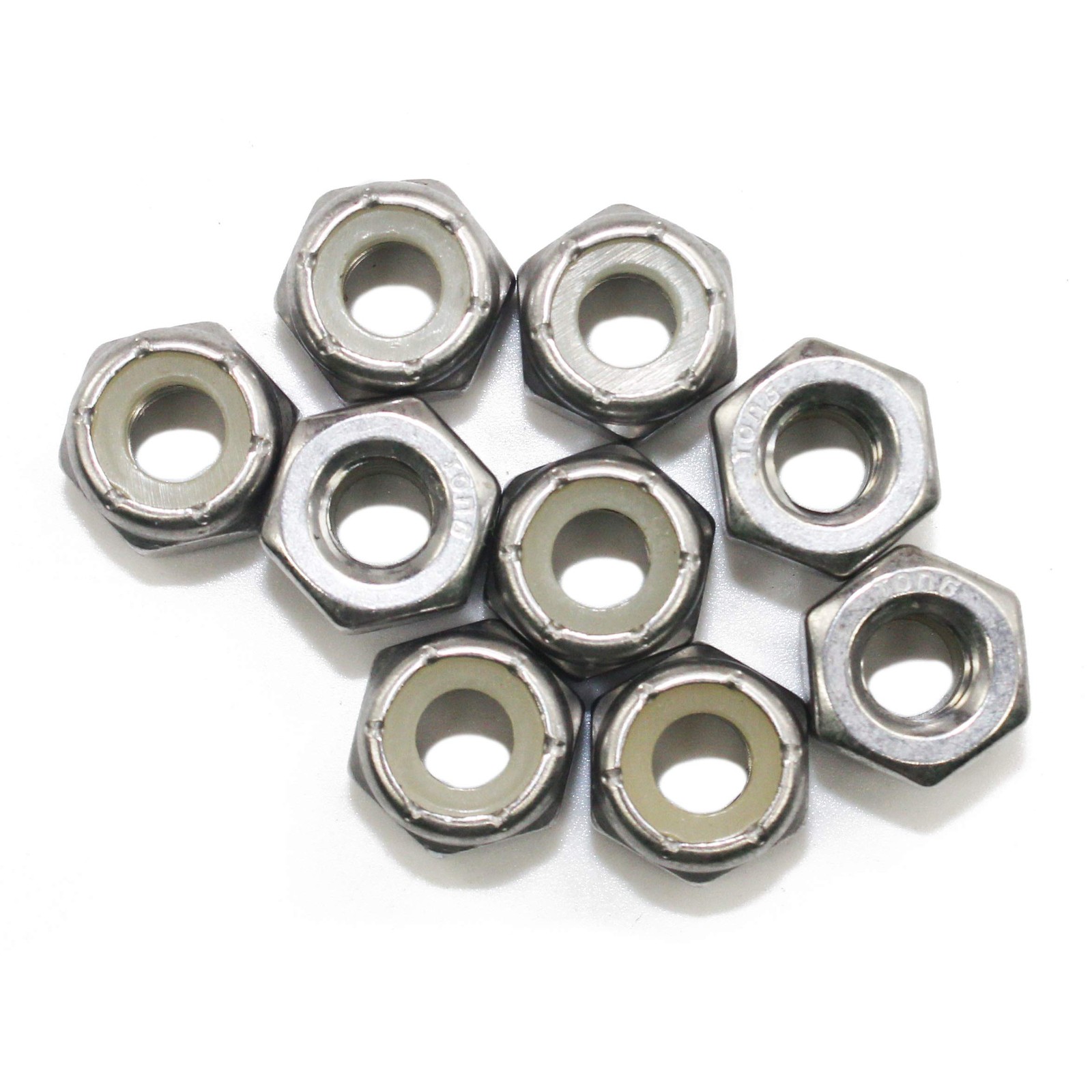 Quantity 50Pcs 1/4-20 Nylon Insert Hex Lock Nuts, (50 Pack), Plain gallery
