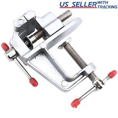 Mini Bench Vise Table Swivel Lock Clamp Vice Craft Hobby Cast Aluminum New