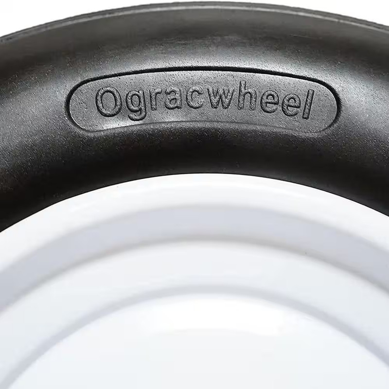 4.80 X 8 In. Flat Free Log Splitter Tires and Wheel, 1 In. Axle, 3 In. Center Hu gallery