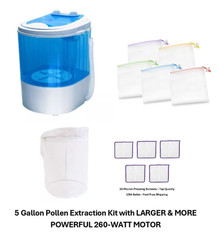 Ice Magic Complete 5 Gallon Pollen Extraction Kit – W/ 260-Watt Motor MORE POWER