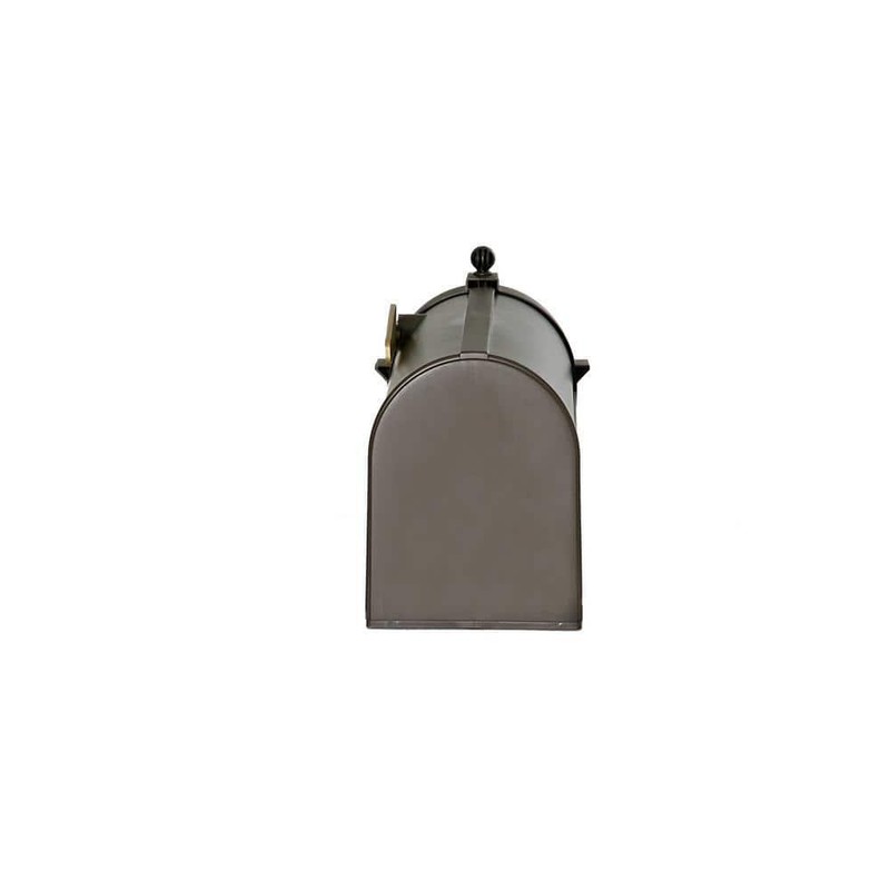 Bronze Post Mount Mailbox, Large, Keeps Mail Dry, Heavy Duty for Rural gallery