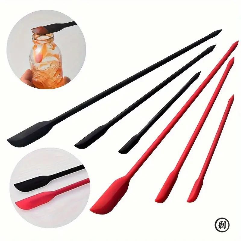 3-piece Mini Silicone Spatula Set - Heat Resistant, Multiple Sizes for Jar, Bott gallery