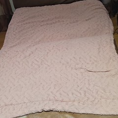 Pink Chevron Throw Blanket, Rectangular, Throw Size, No Closure