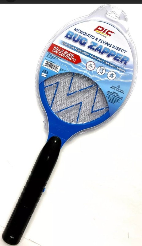 3 PACK Electric Swatter Fly Handheld Mosquito and Flying Insect Bug Zapper gallery