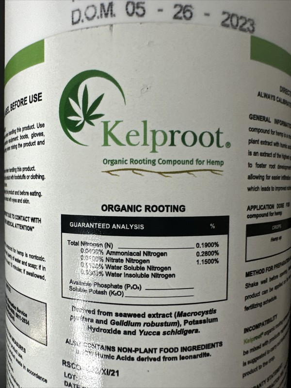 Soil Enchancer, Improver, Yucca Root promoter OMRI Roots Seaweed, Kelp Organic gallery