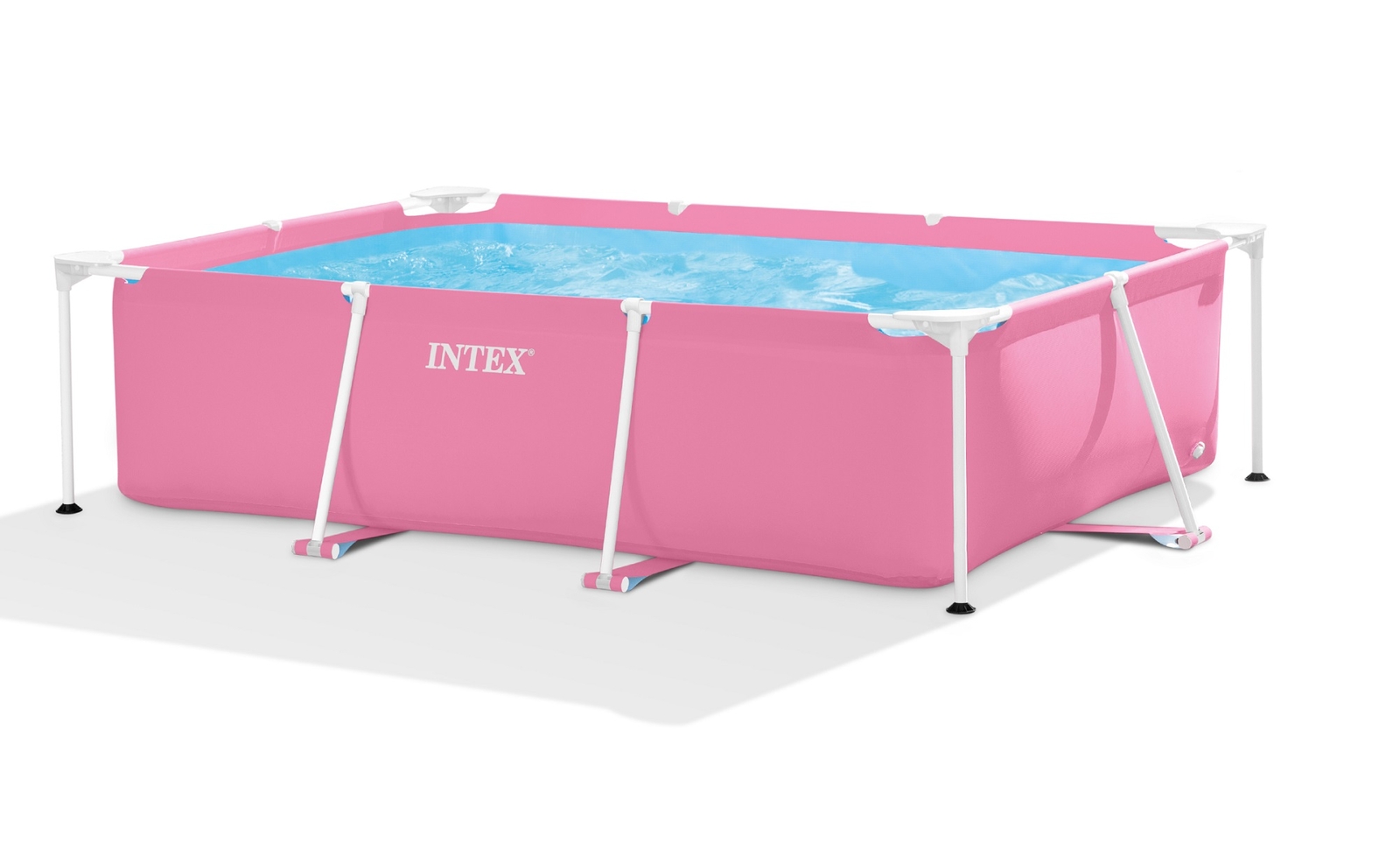 Intex Pink Rectangular Frame Above Ground Pool 86 5/8in x 59in x 23 5/8in gallery
