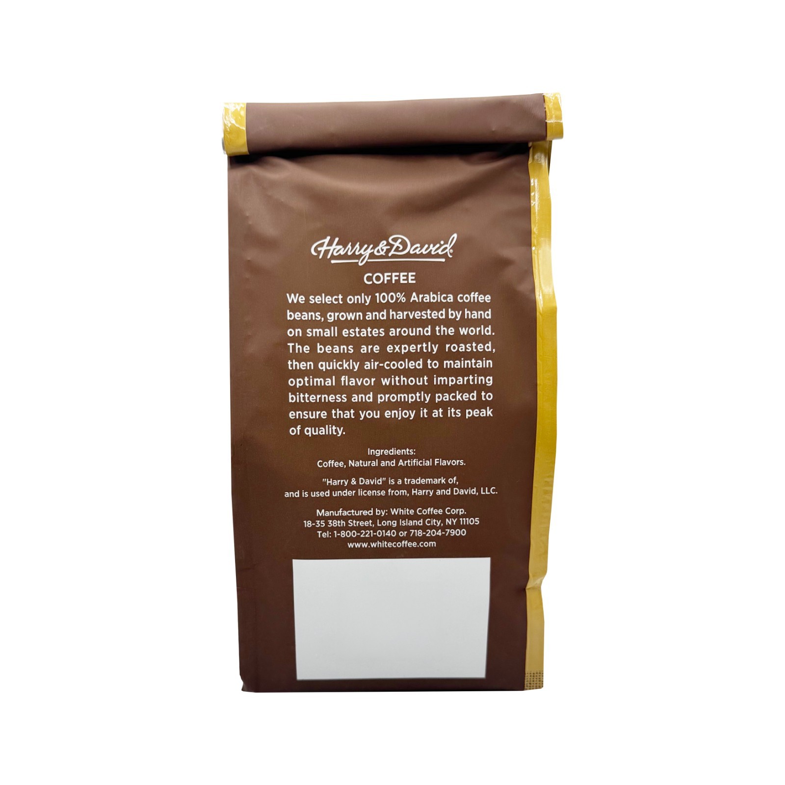 Harry & David Ground Coffee Vanilla Crème Brûlée 10 oz Flavored Coffee Bag gallery