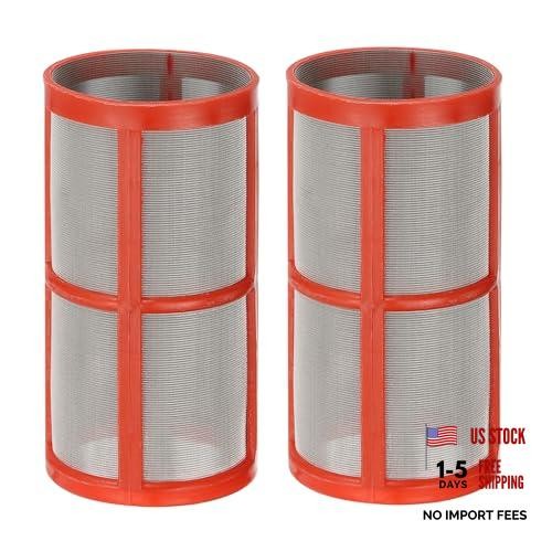 200 Mesh in-Line Strainer Replacement, 1 Pair Stainless Steel Filter Screen