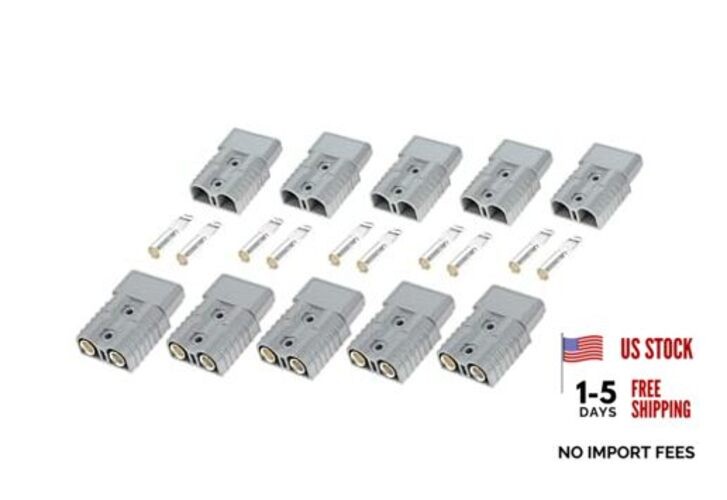175A Battery Quick Connect Disconnect 10Pcs 1/0-4 Gauge for AWG Cable Wire