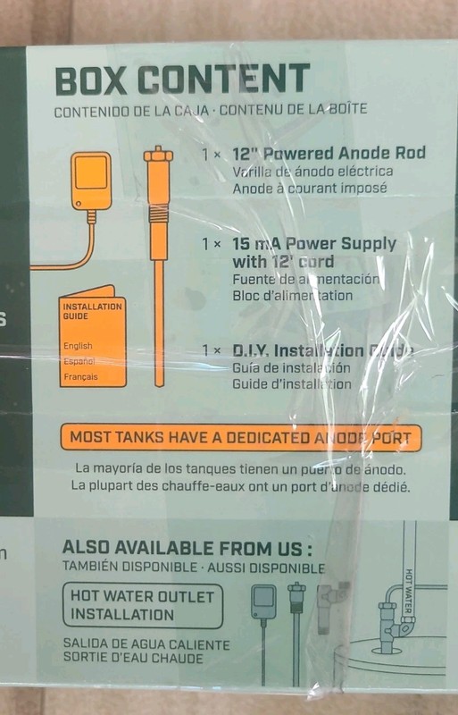 CORRO-PROTEC Powered Anode Rod For 40-89 Gal. Residential Water Heaters gallery