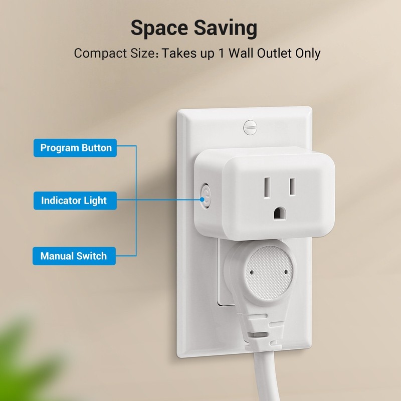 DEWENWILS Wireless Remote Control Outlet,Remote Light Switch,1 Remote 3 Outlets gallery