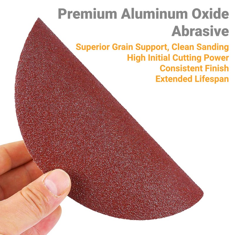 SATC 100PCS 6 inch Hook Loop Sanding Discs 600 Grit Orbital DA Sander Paper Pads gallery