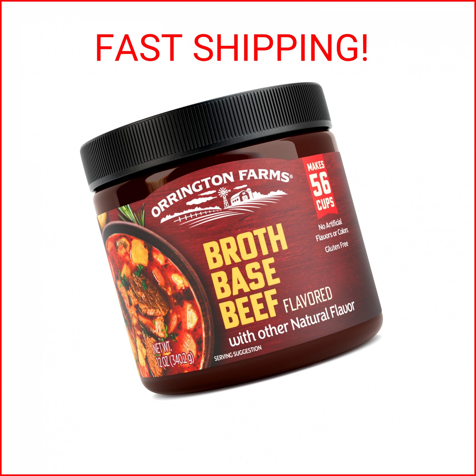Orrington Farms Beef Flavored Broth Base Granulated Beef Flavored Bouillon Versa gallery