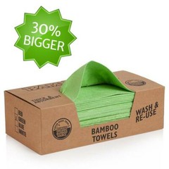 BAMBOOEE FLAT PACK REUSABLE TOWEL (Case – 4 PACK / 50 CT.)