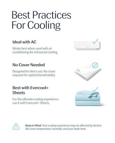 Evercool Cooling Comforter, Full/Queen, Full / Queen (90"x90") Aqua Blue gallery
